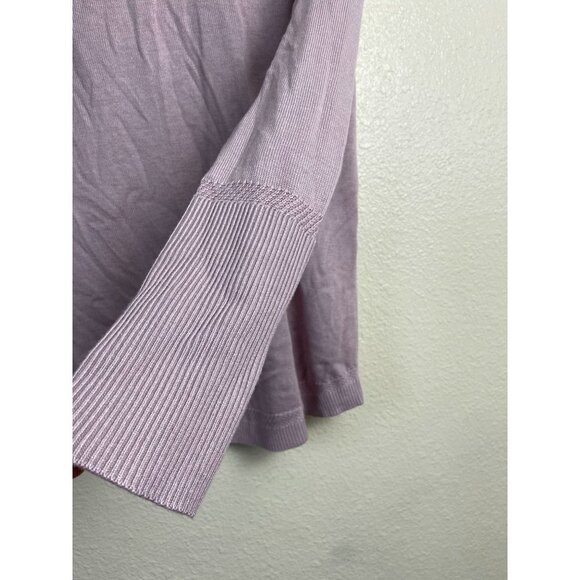 Lululemon Unity Drop Back Sweater Womens size 6  blush Knit Pullover Athleisure - Picture 9 of 13